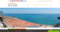 Desktop Screenshot of immobiliarepettinari.it