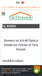 Mobile Screenshot of immobiliarepettinari.it